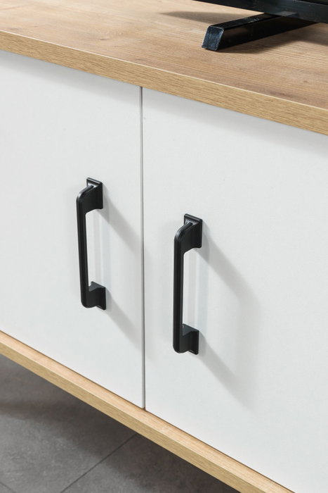 Hanah Home Şile 3611 Soporte para TV Roble Zafiro y Blanco